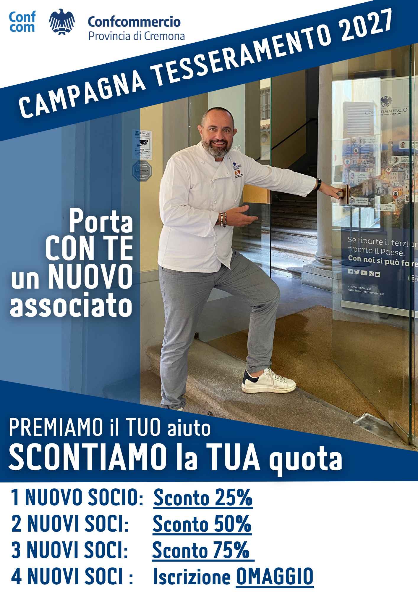 Porta un NUOVO associato