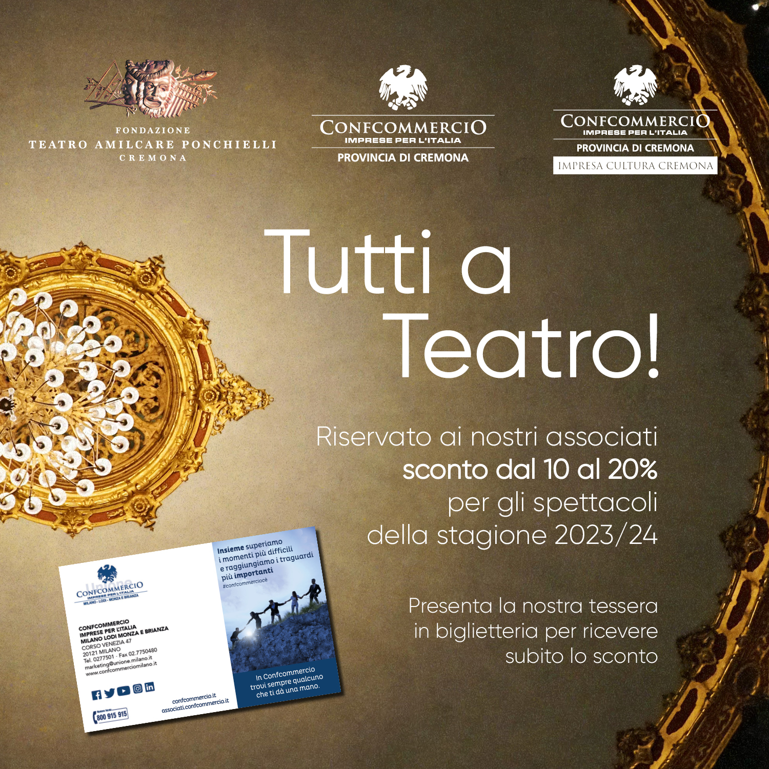 Convenzione Confcommercio Ponchielli