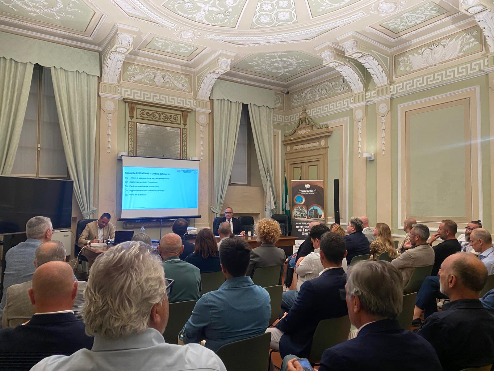 Andrea Badioni confermato presidente Confcommercio Provincia di Cremona